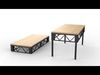 Steel Deck Stage  3D model_1