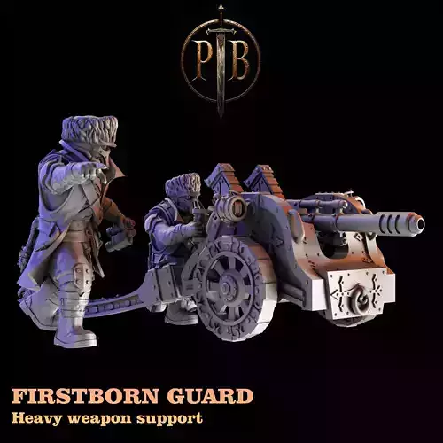 Firstborn Guard - Heavy Weapon support part 1 3D print model