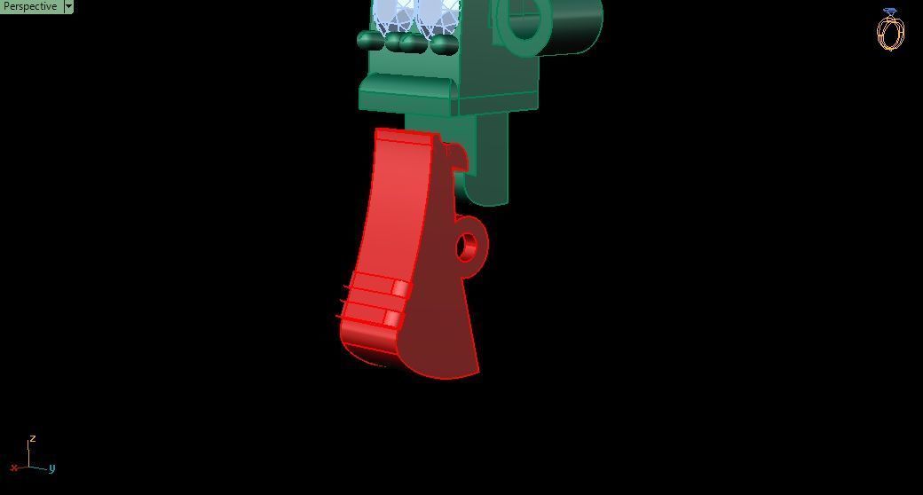 Bracelet 0043 - Bangle - Diamonds 3D print model_15