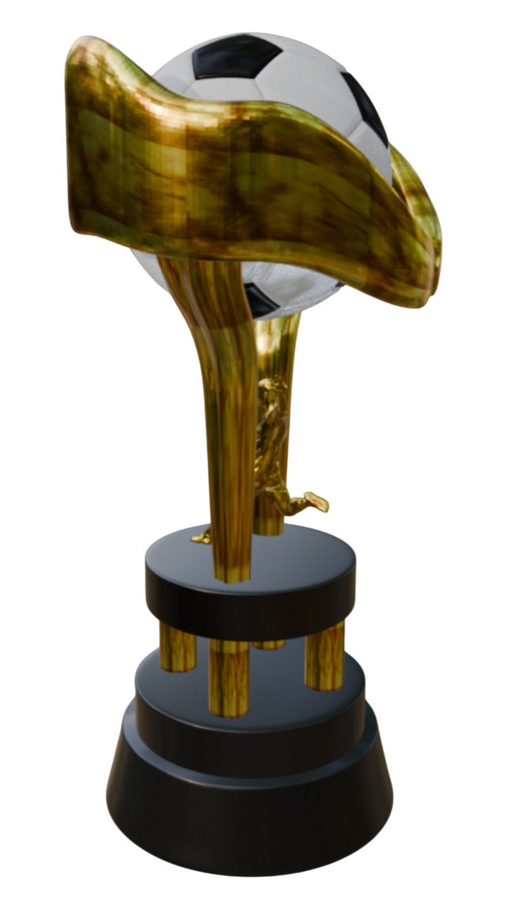 PREMIUM FOOTBALL TROPHY KIT  4 EXCLUSIVE MODELS 3D print model_16