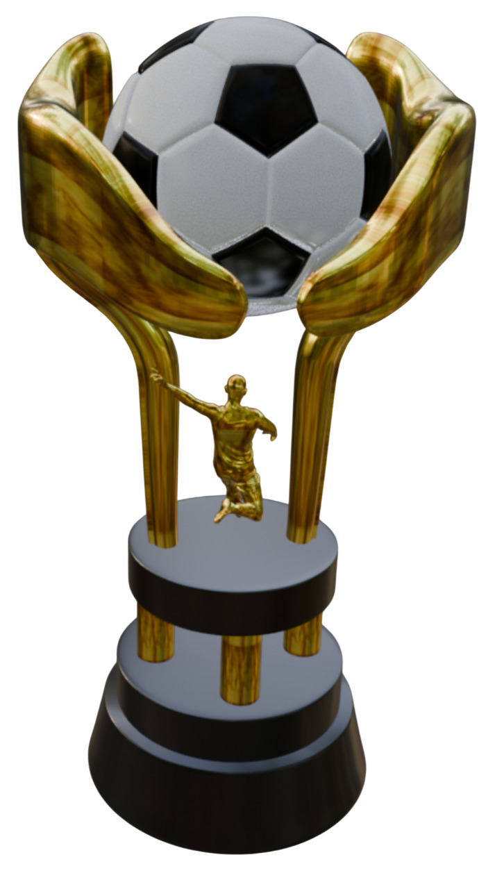 PREMIUM FOOTBALL TROPHY KIT  4 EXCLUSIVE MODELS 3D print model_18