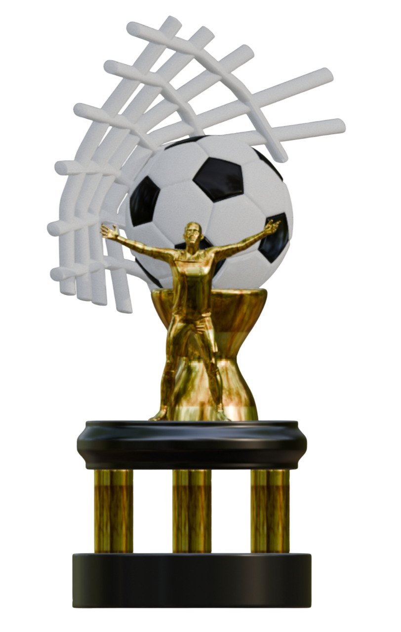 PREMIUM FOOTBALL TROPHY KIT  4 EXCLUSIVE MODELS 3D print model_10