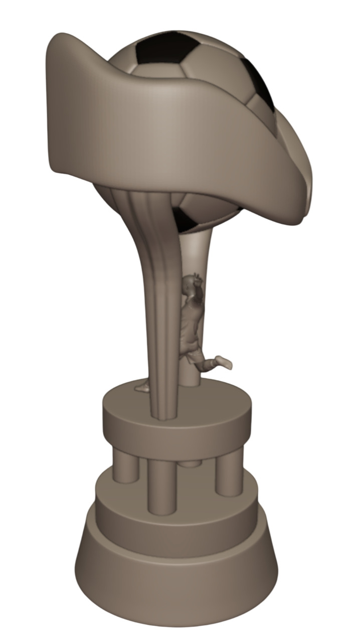 PREMIUM FOOTBALL TROPHY KIT  4 EXCLUSIVE MODELS 3D print model_17