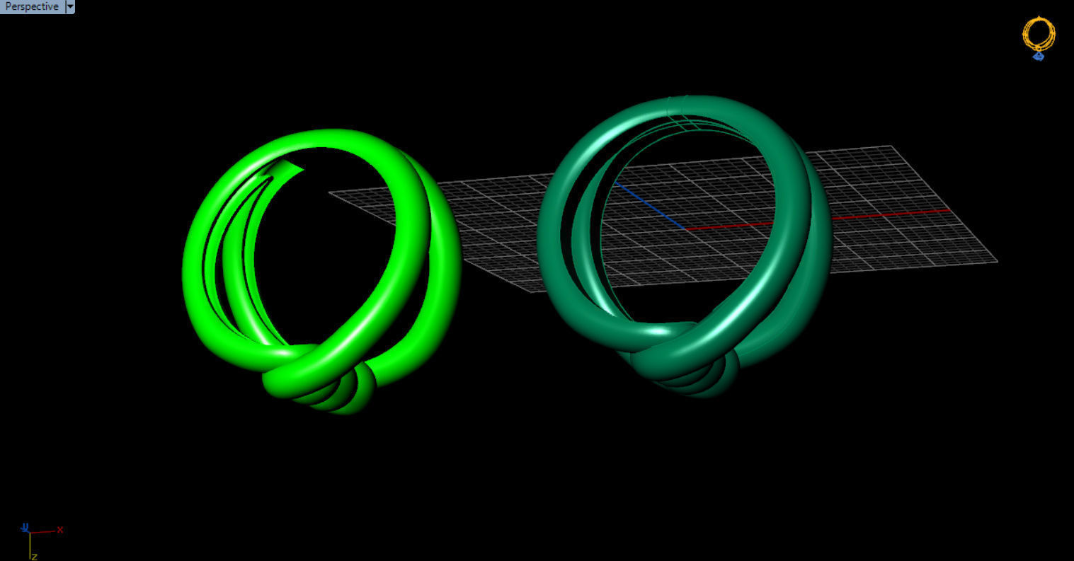 robe single knot ring 3D print model_19