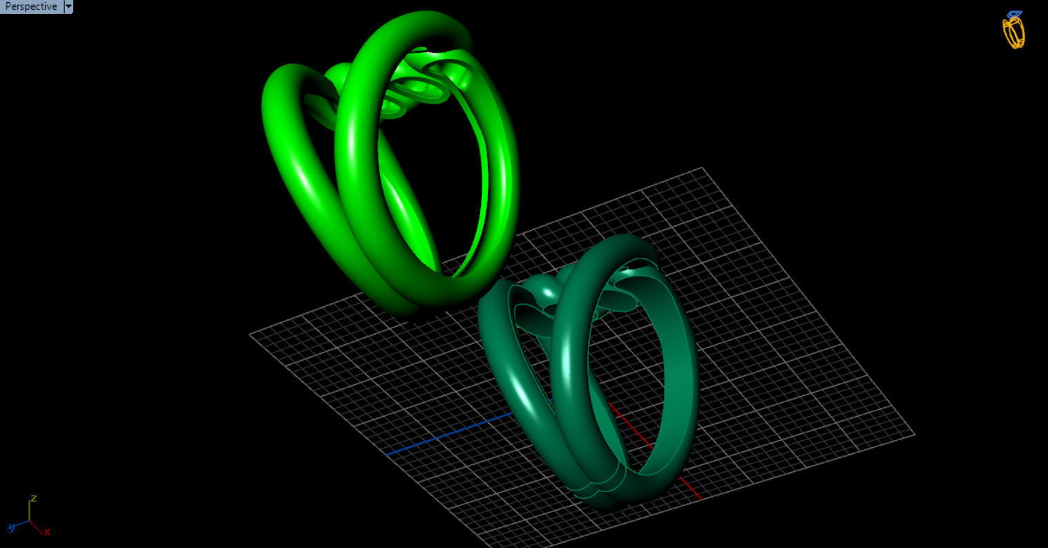 robe single knot ring 3D print model_37