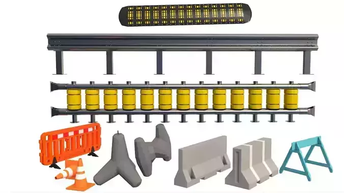 Road Barriers Collection