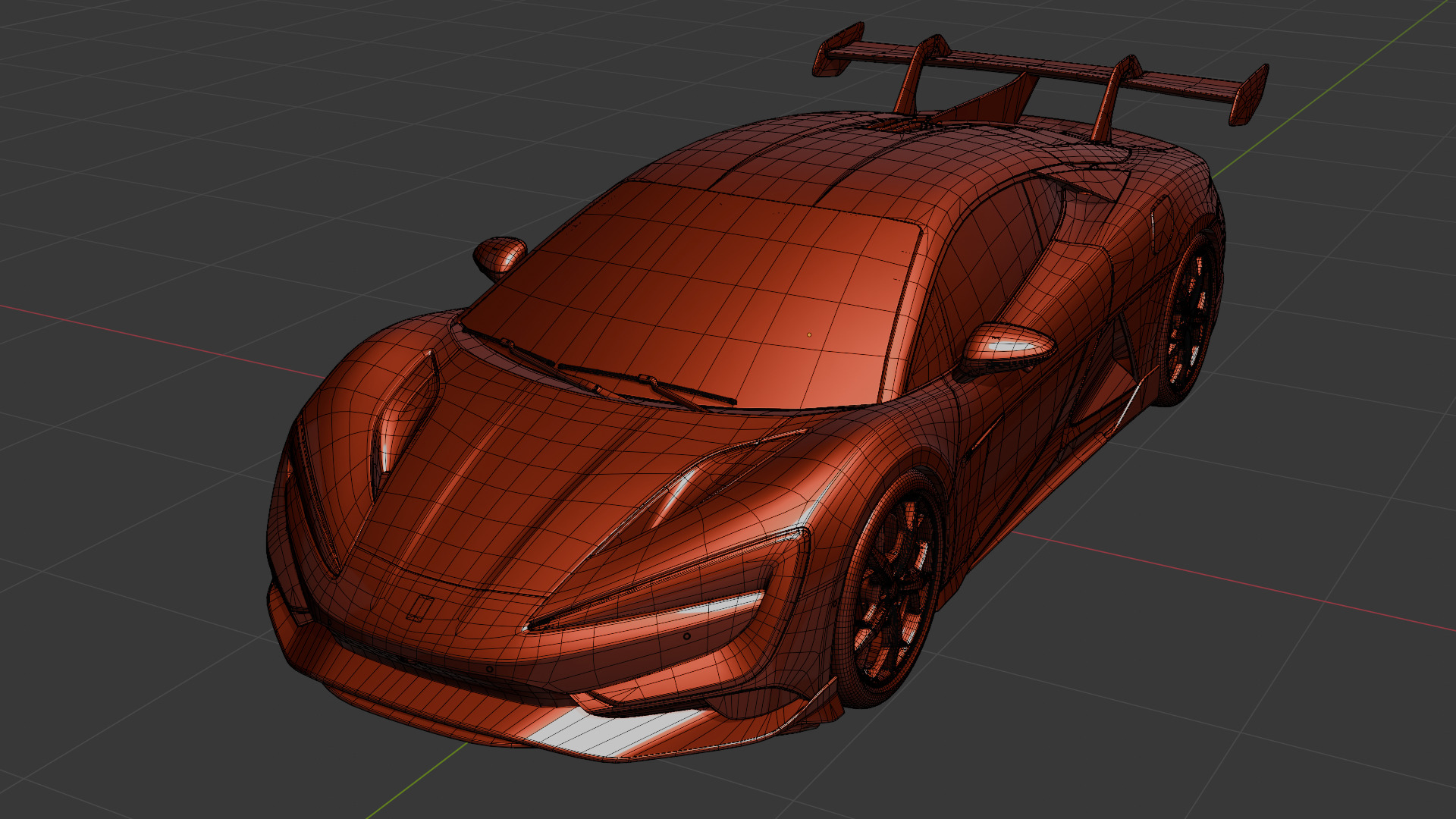 BYD Yangwang U9 HAMMER With Interior 3D model_2