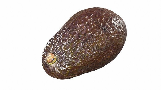 Avocado Low-poly 3D model