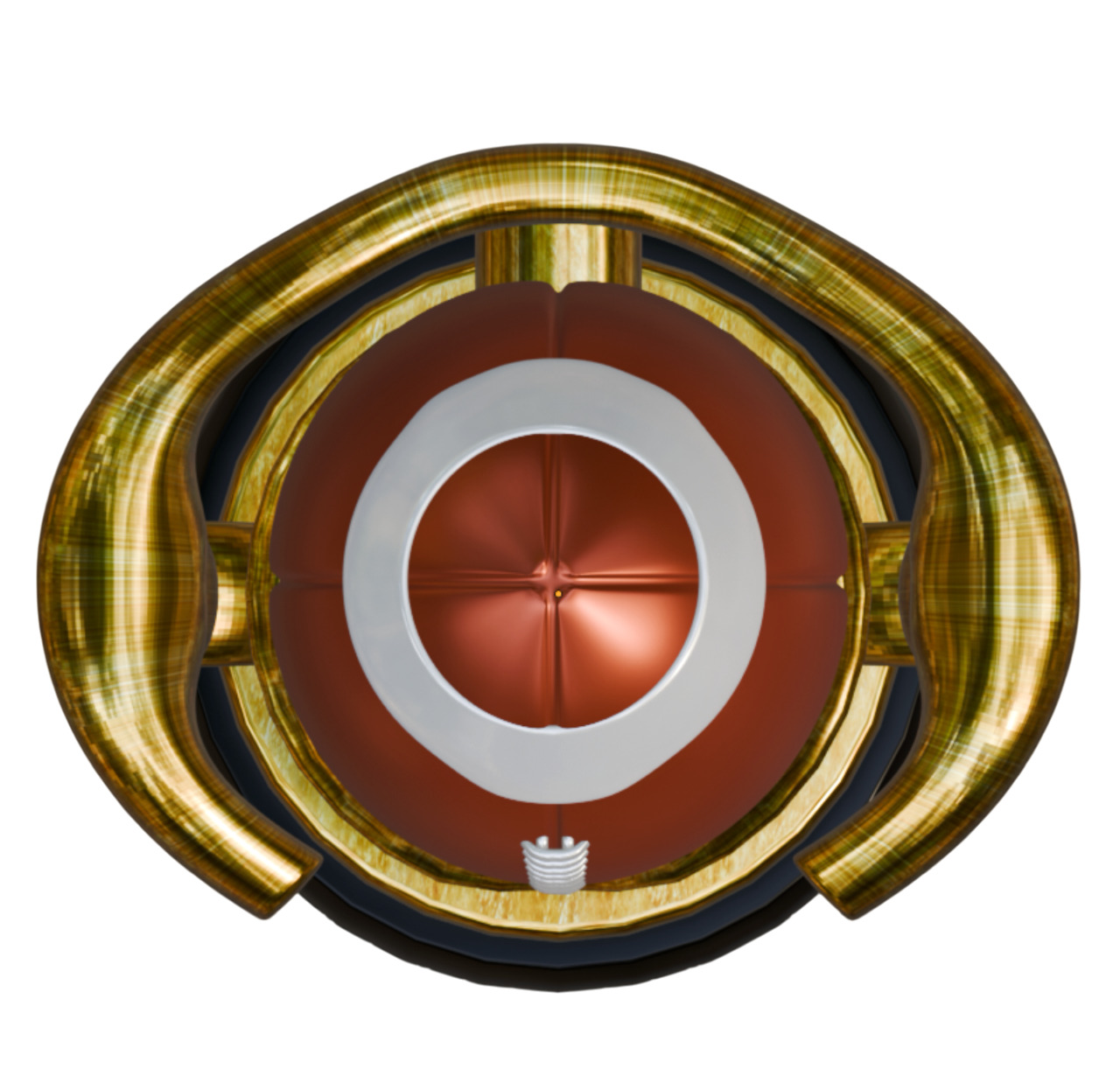 3D AMERICAN FOOTBALL TROPHY  PRINT READY 3D print model_3