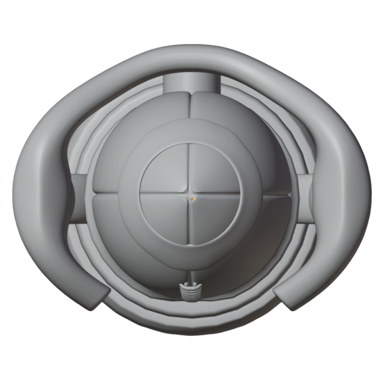 3D AMERICAN FOOTBALL TROPHY  PRINT READY 3D print model_8