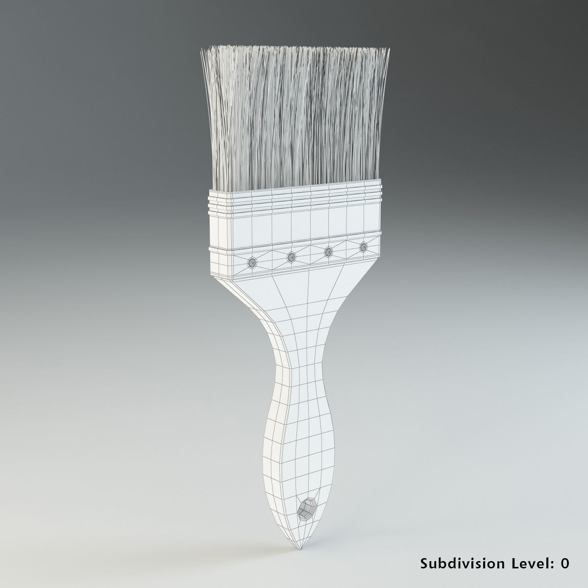 Paint Brush 3D model_2