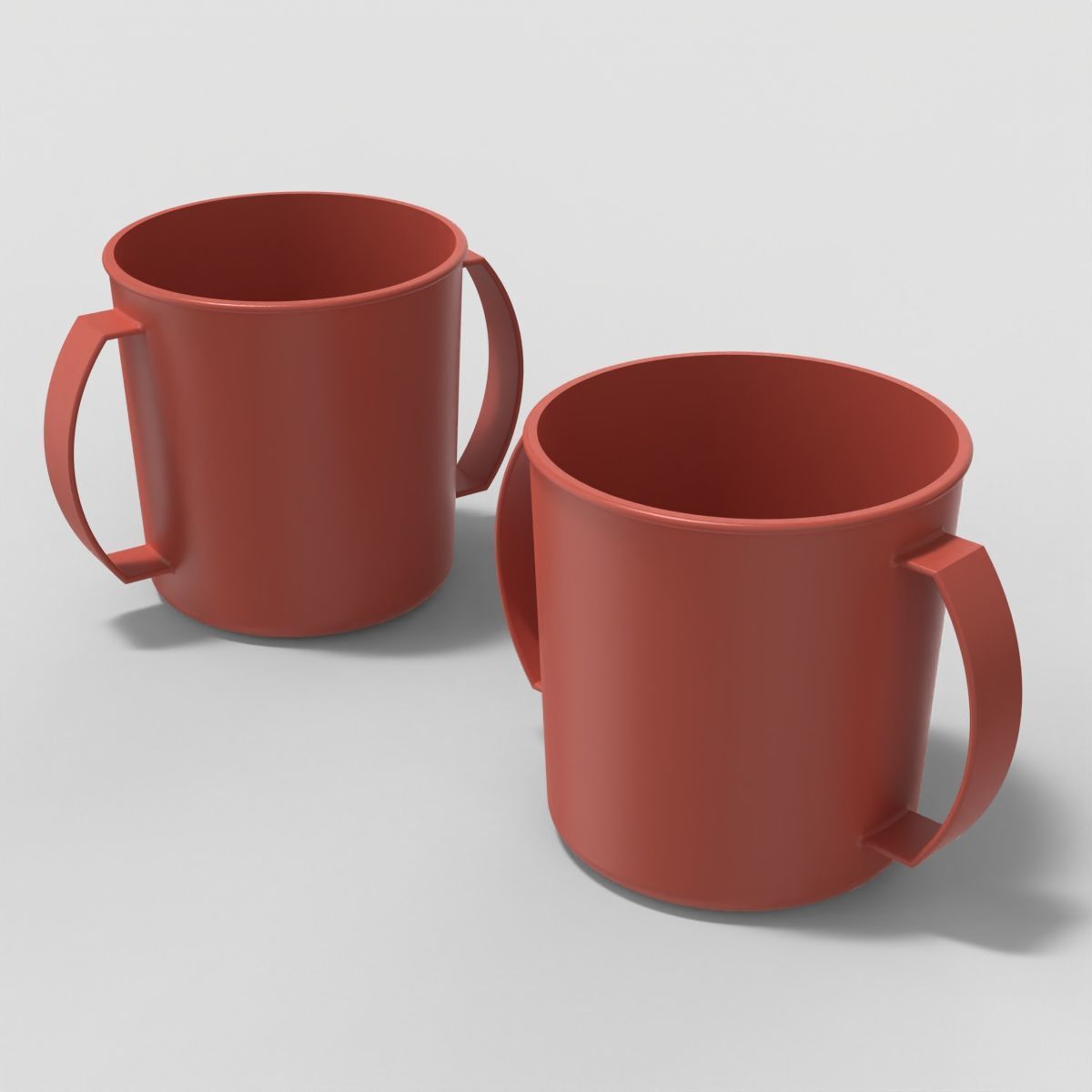 Double Handled Mug 3D print model_6