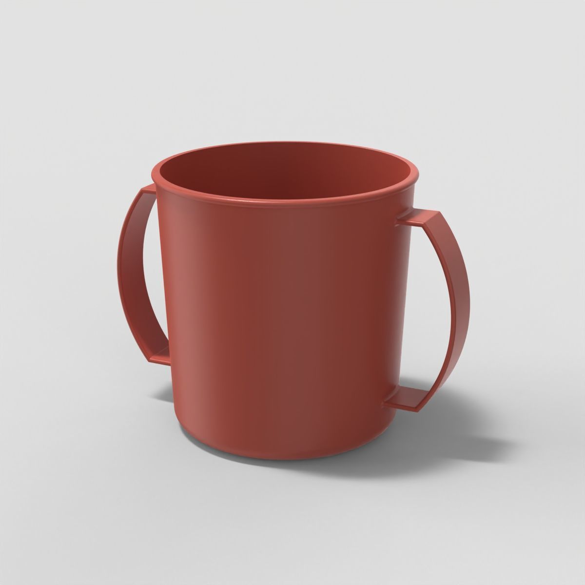 Double Handled Mug 3D print model_8