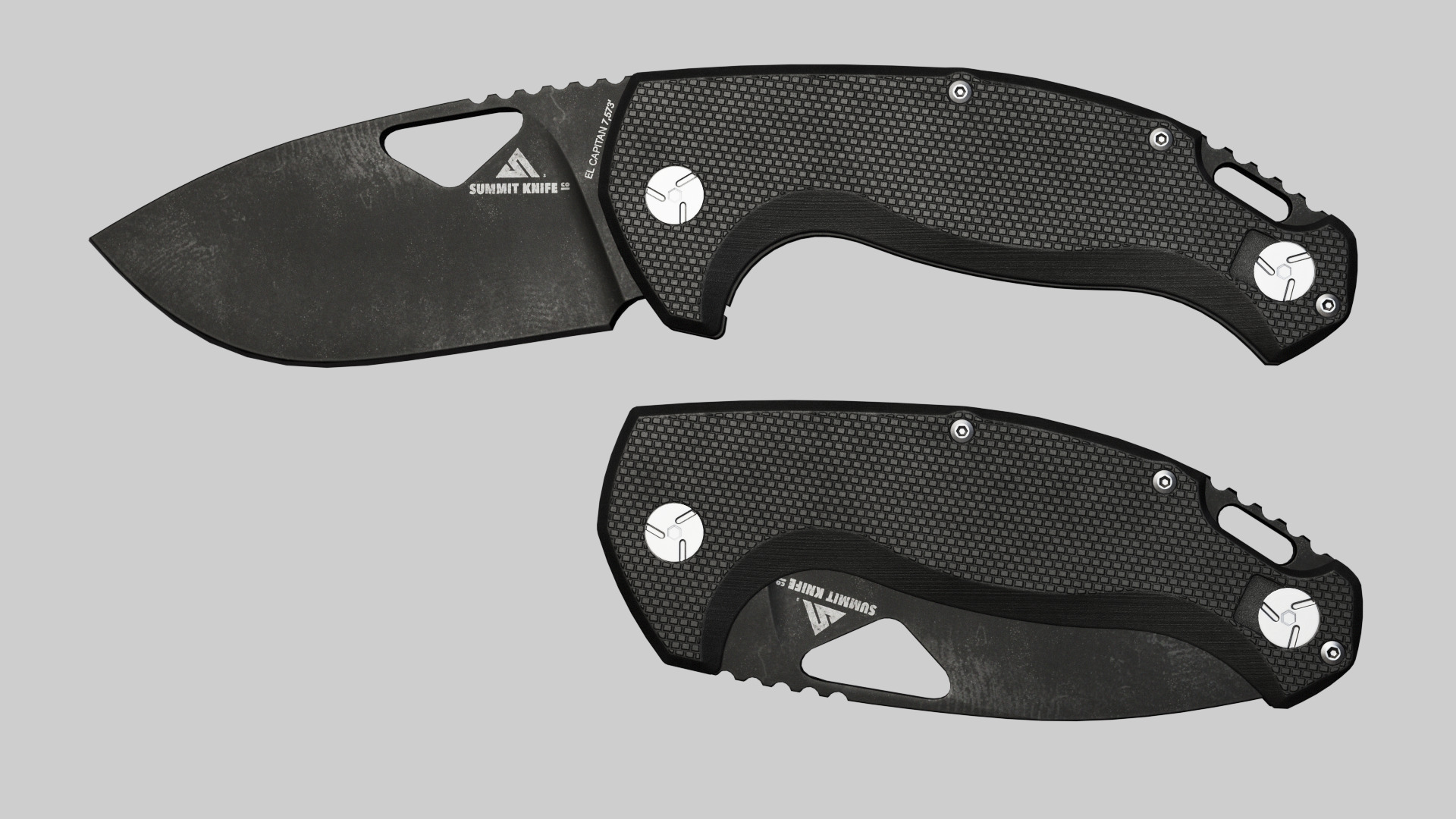 FOLDING POCKET KNIFE Low-poly 3D model_7