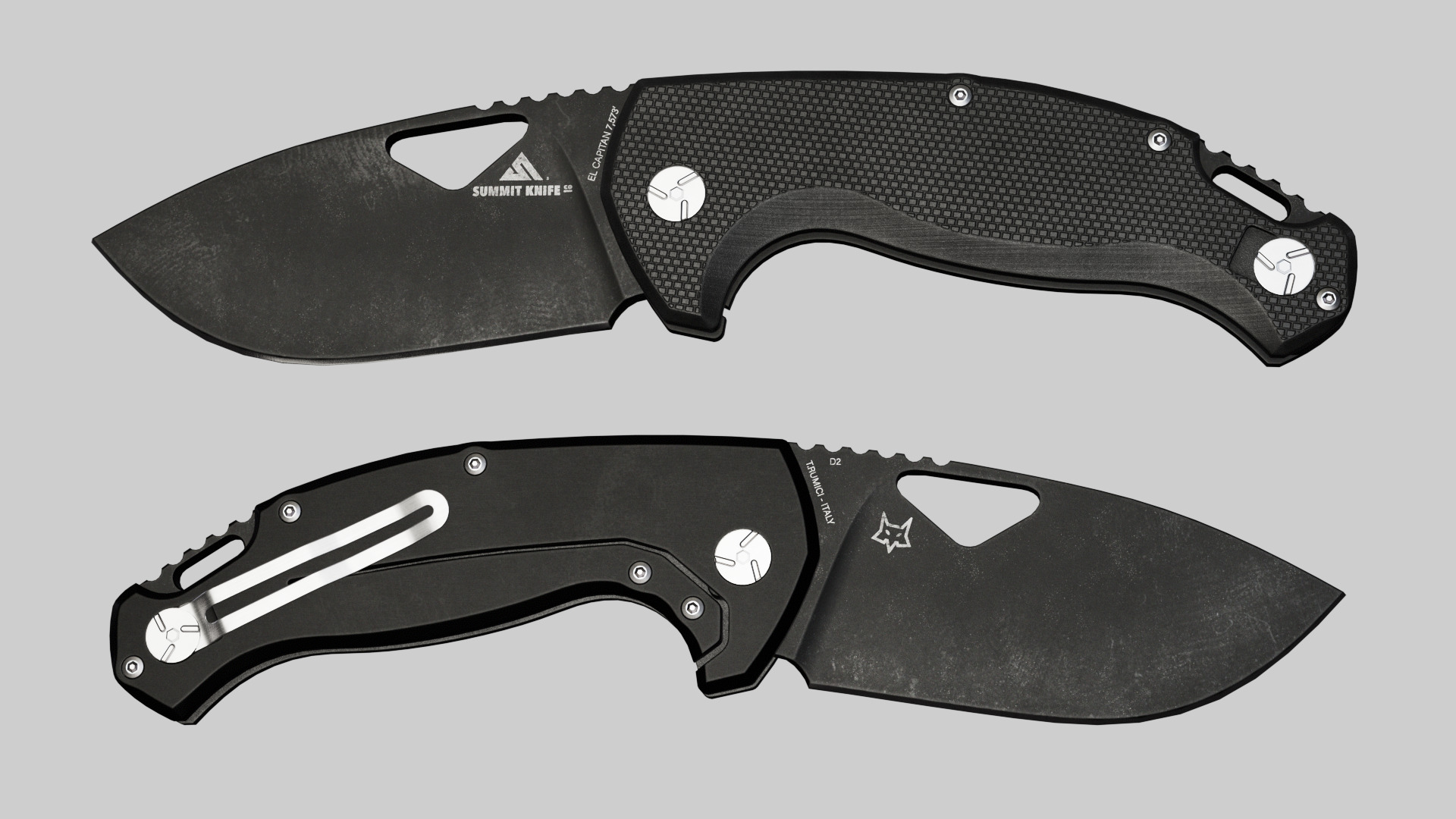 FOLDING POCKET KNIFE Low-poly 3D model_6