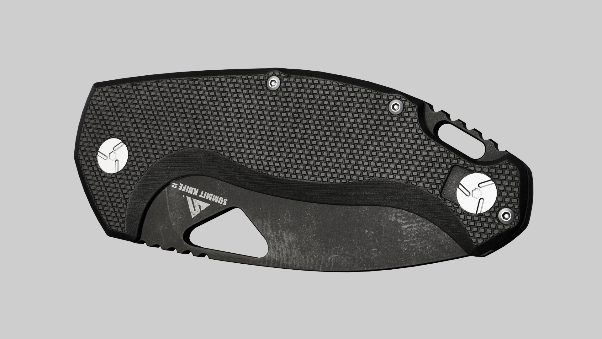 FOLDING POCKET KNIFE Low-poly 3D model_8