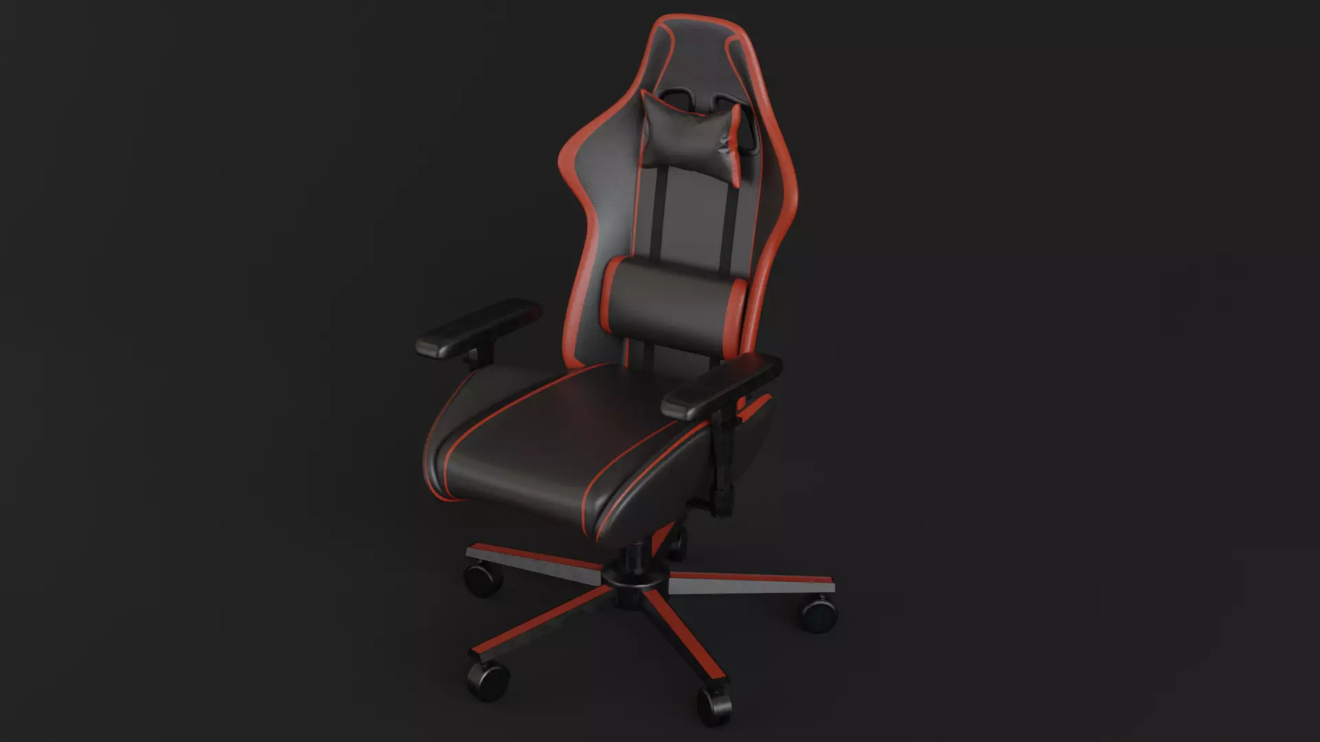 Gaming Chair 3D model_0