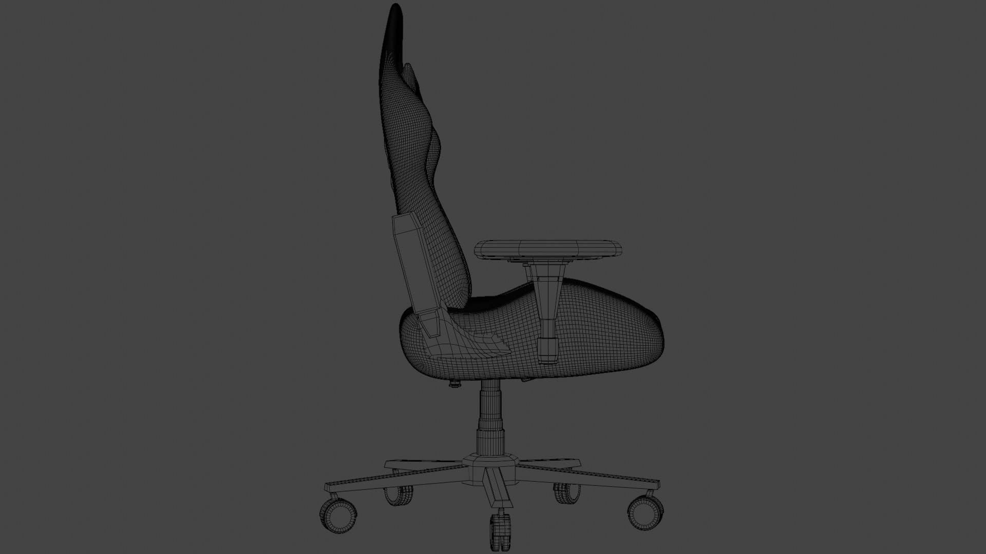 Gaming Chair 3D model_9