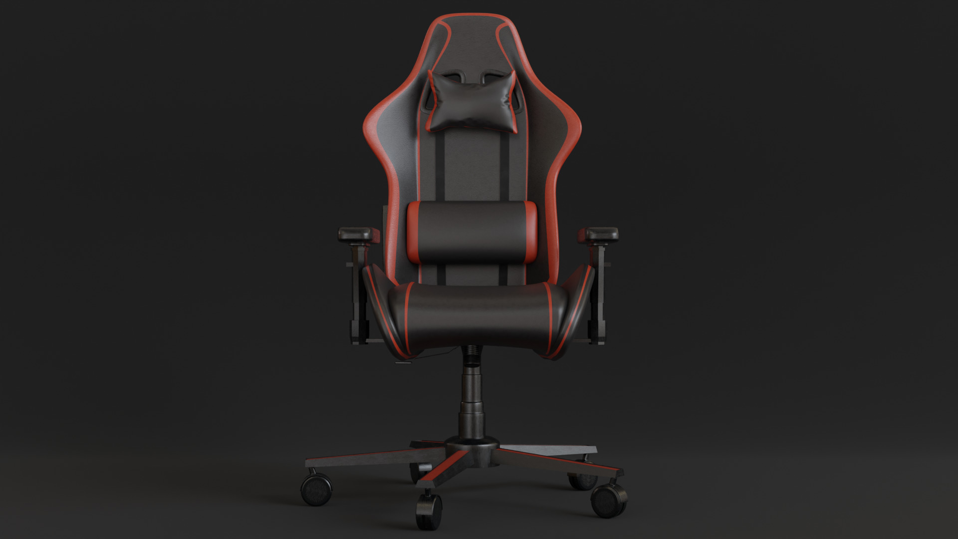 Gaming Chair 3D model_2