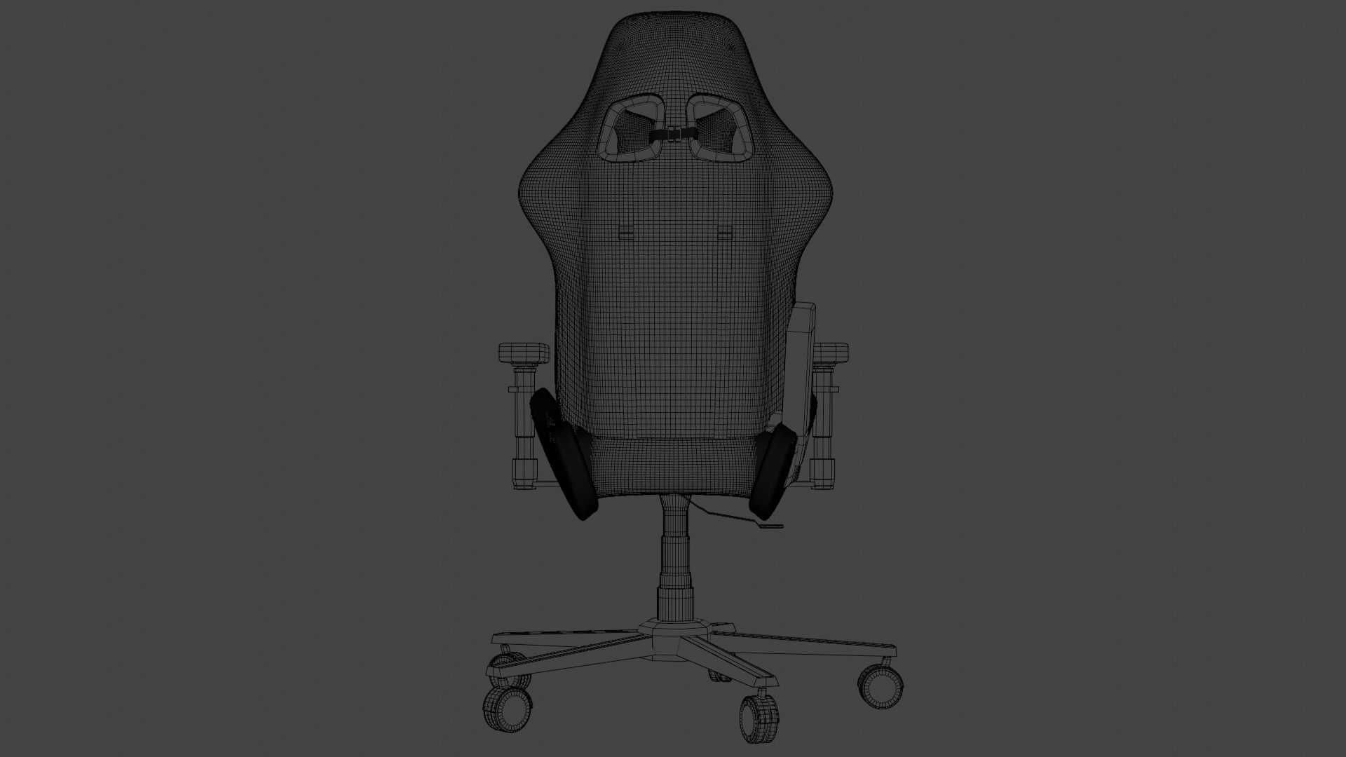 Gaming Chair 3D model_7