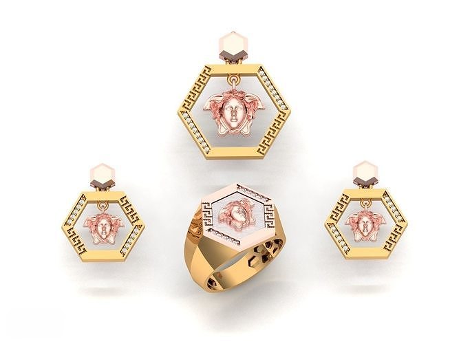 Versace design mini set 3D print model