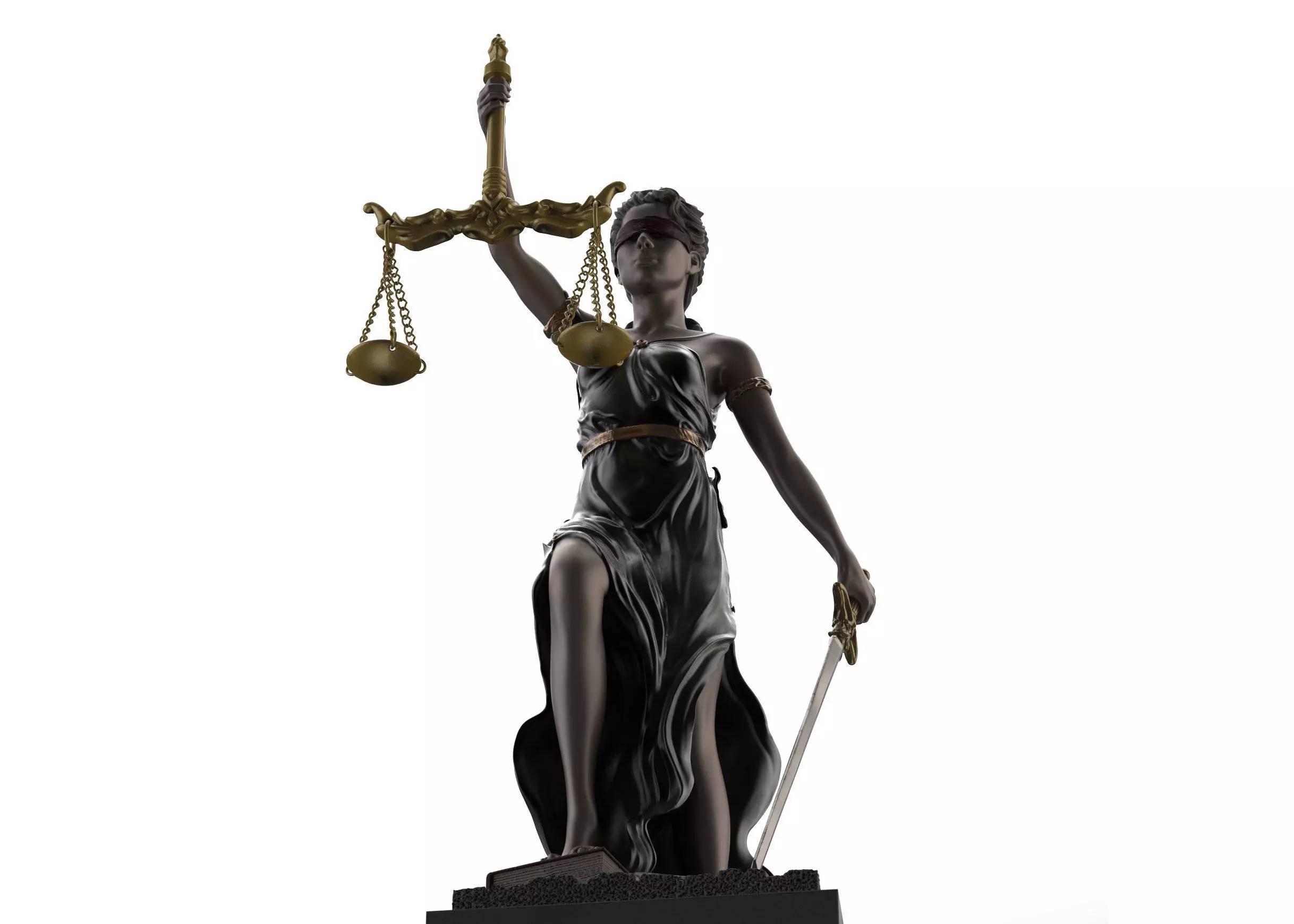 Lady Justice 3D print model_0