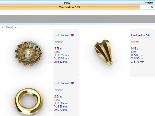 Sunflower Charm pendant necklace bracelet Jewelry 3D print model_26