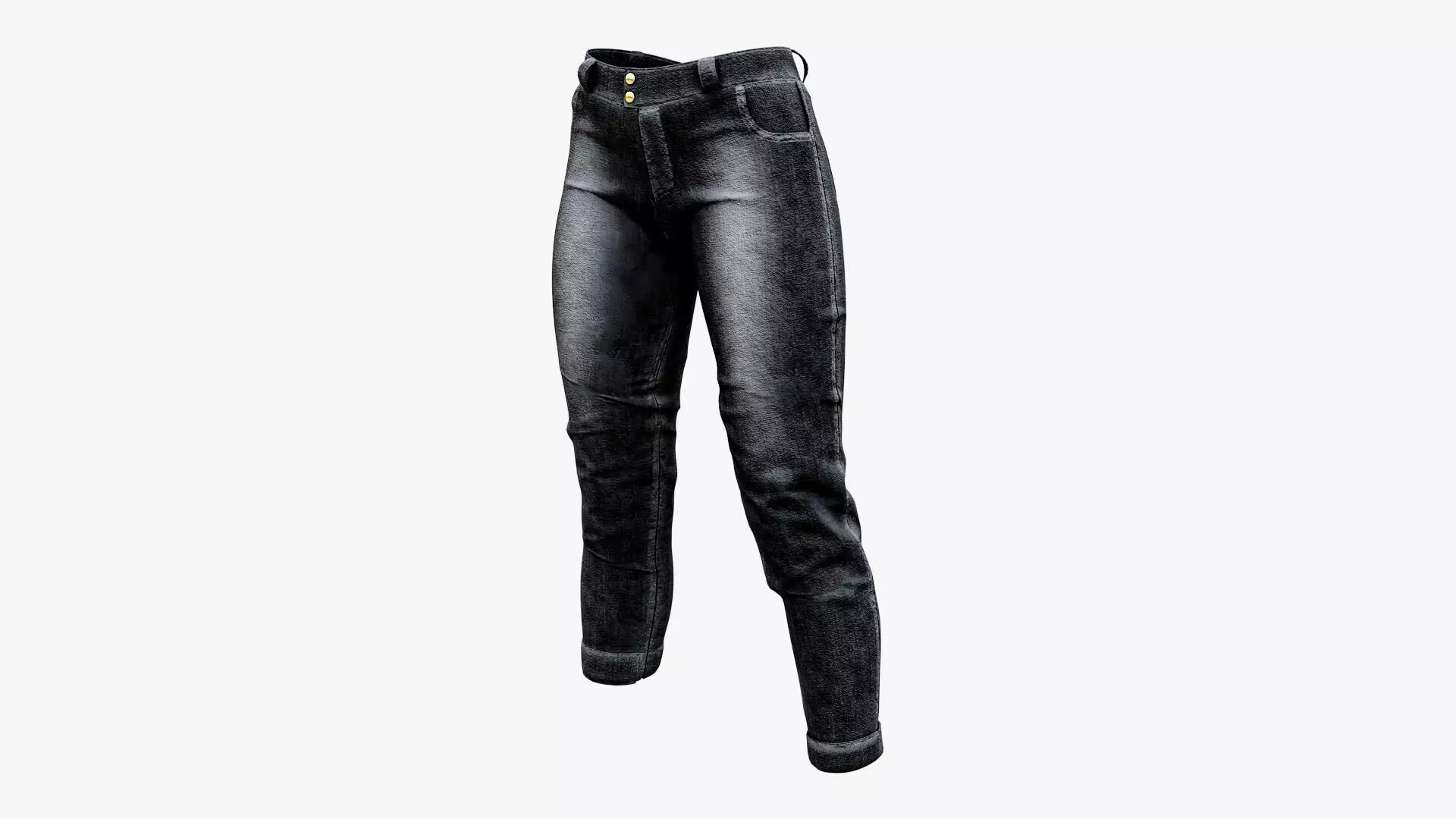 Denim Mom Jean Free low-poly 3D model