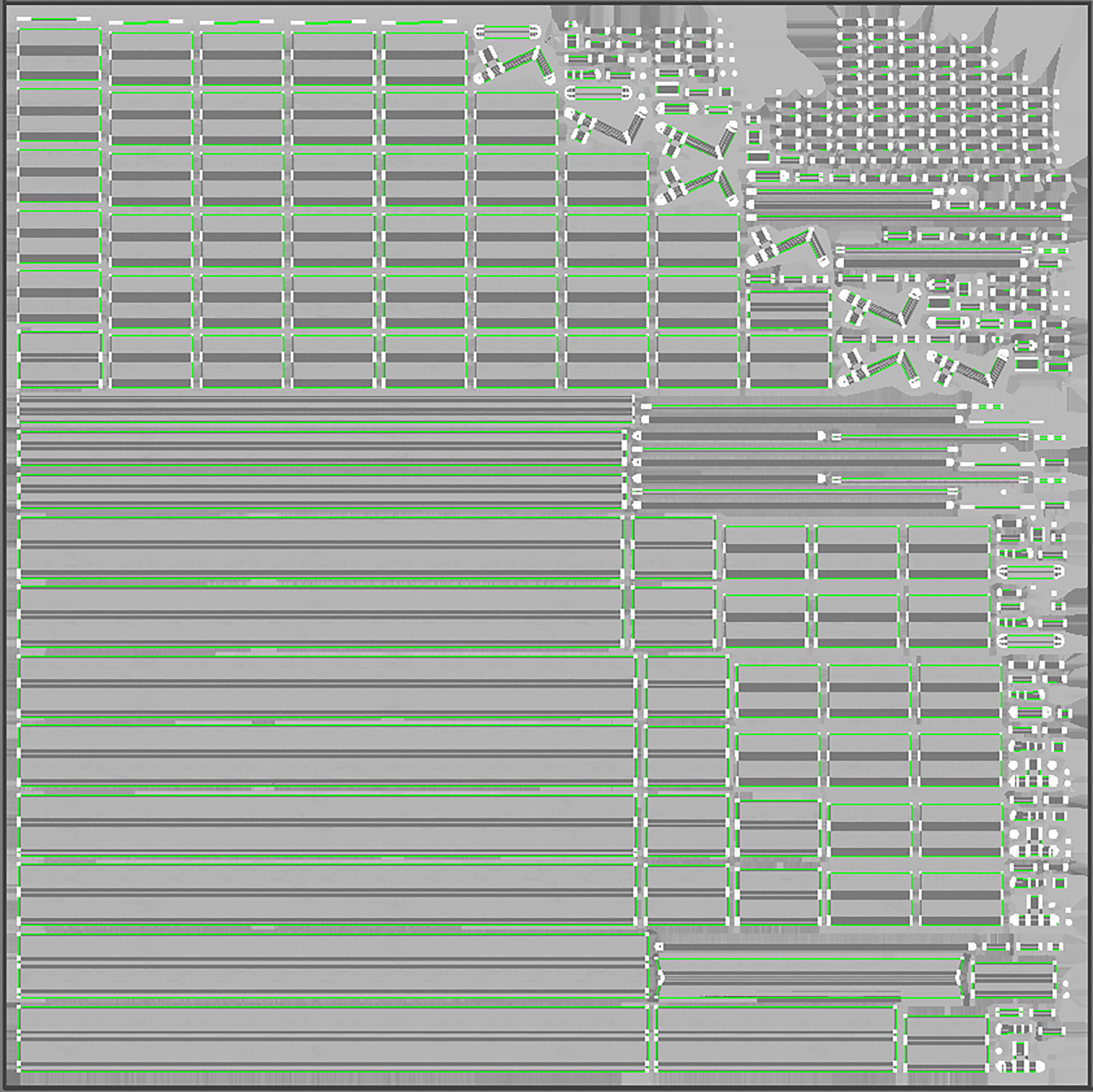 Wooden shutters blinds door and window 3D model_32