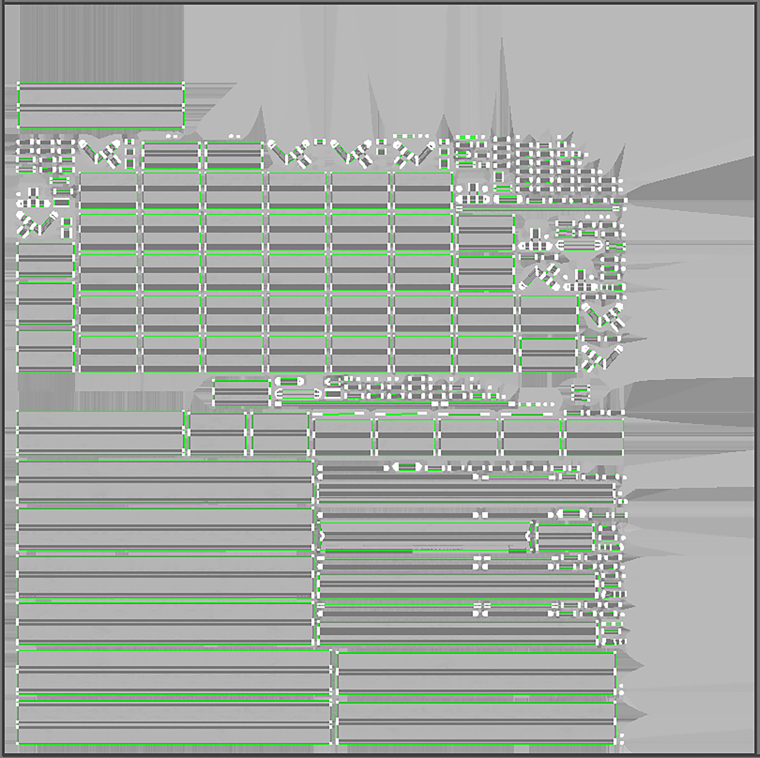 Wooden shutters blinds door and window 3D model_33