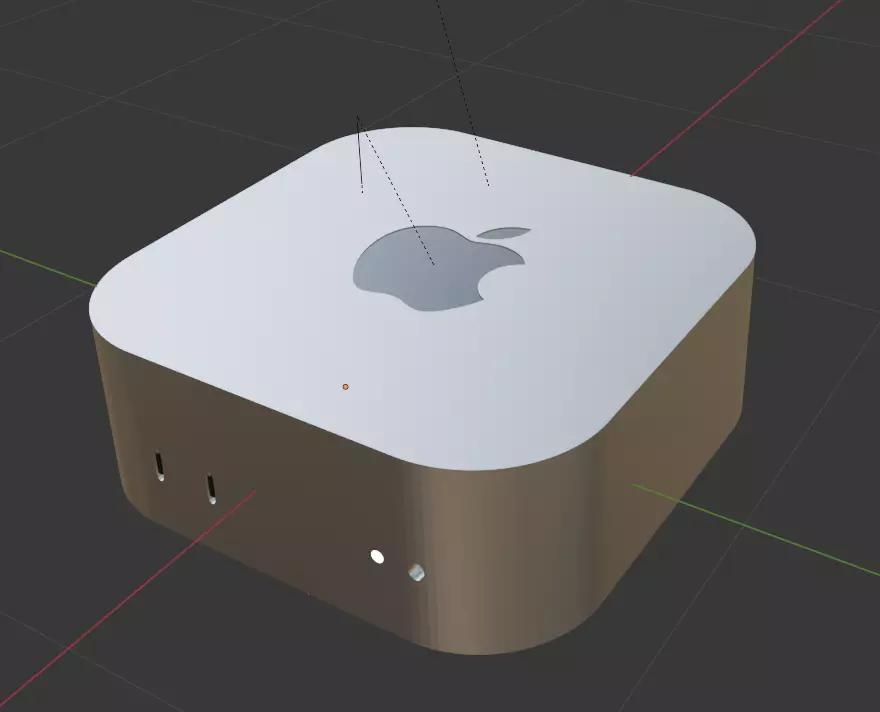 Mac Mini 3D Design 3D model_0