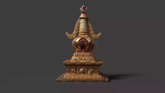 Chinese antique pagoda 