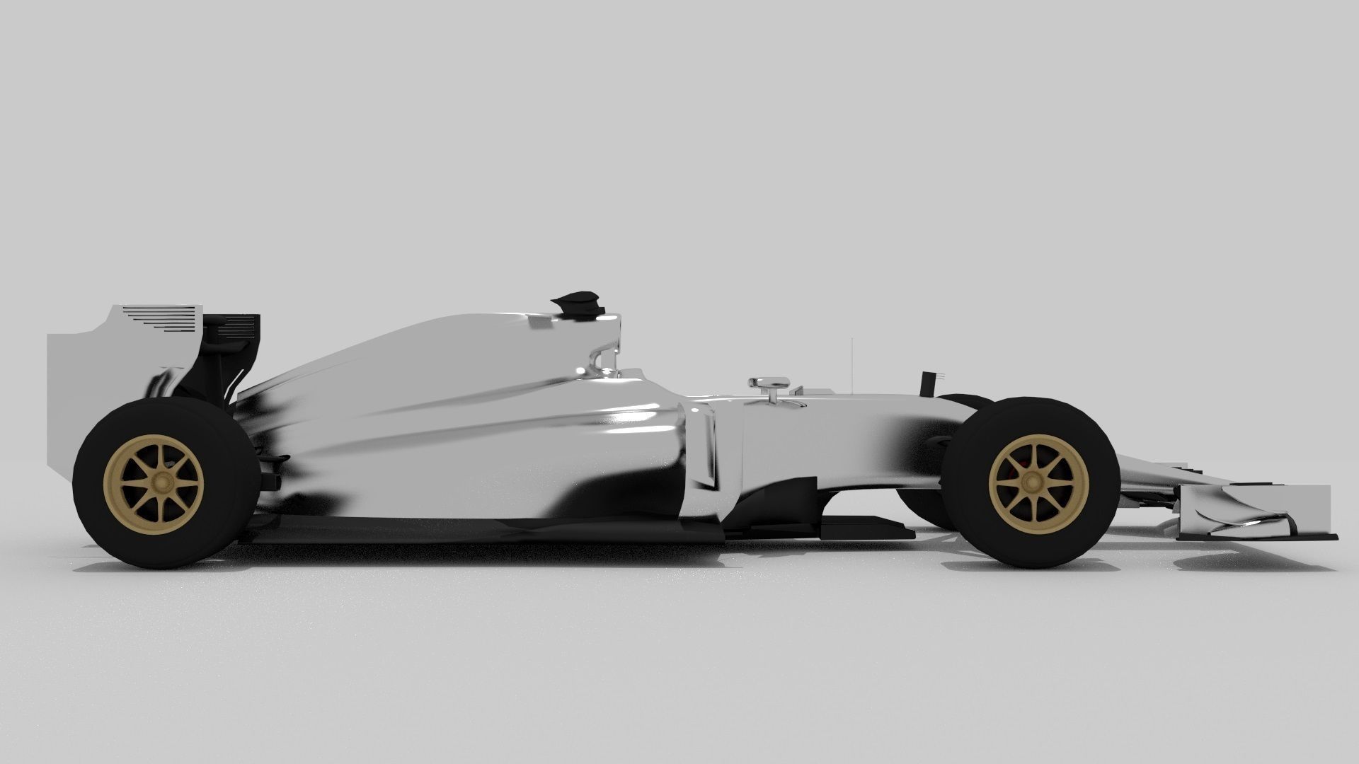 Formula One Car 1 3D model_3