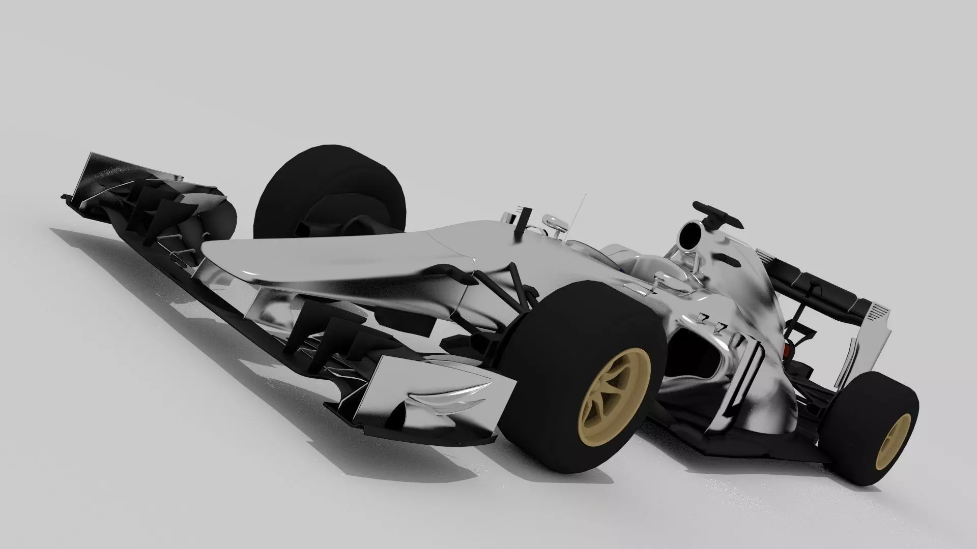 Formula One Car 1 3D model_0