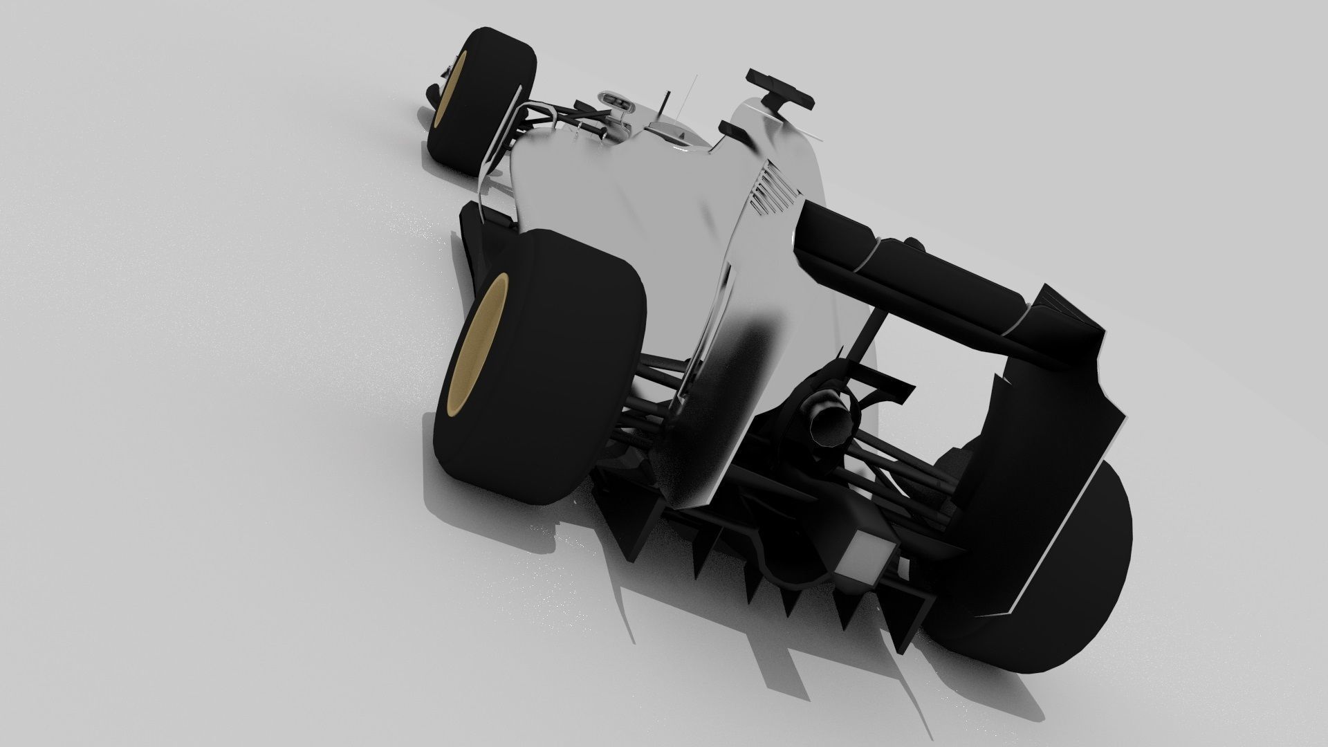 Formula One Car 1 3D model_2
