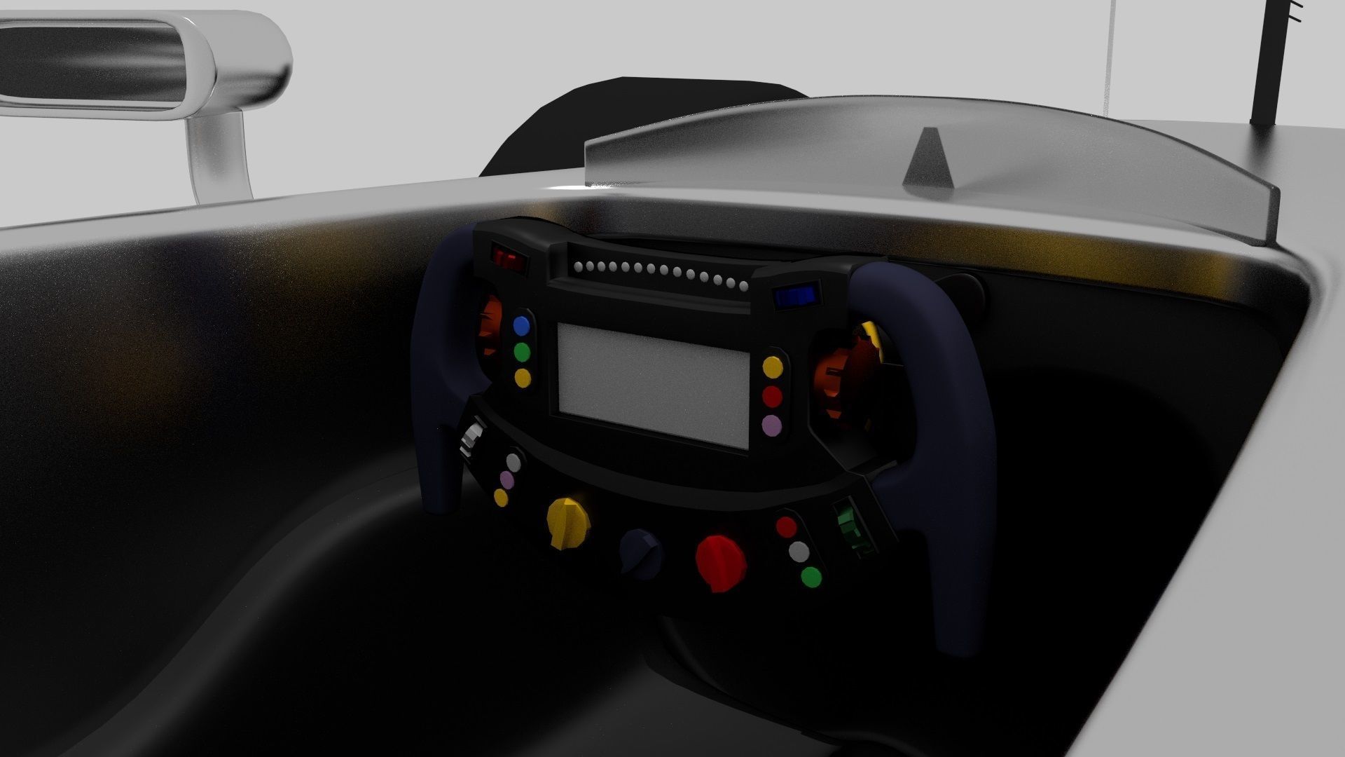 Formula One Car 1 3D model_4
