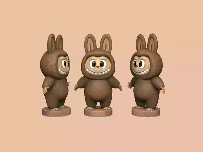 LABUBU FOR 3D PINT STL   9 CHARACTERS   2 POSES