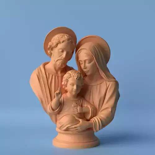 Holy Family 3D print model