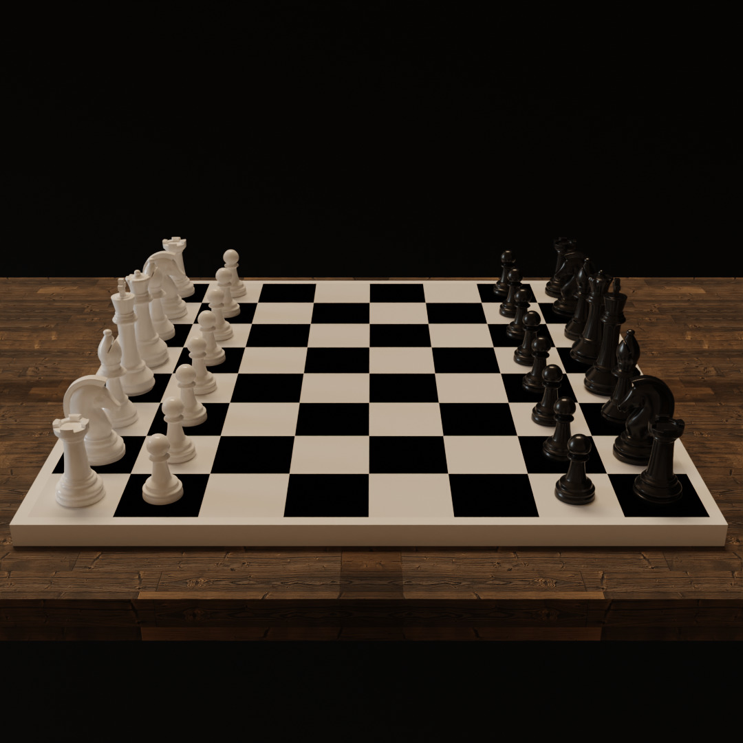 Chess 3D model_3