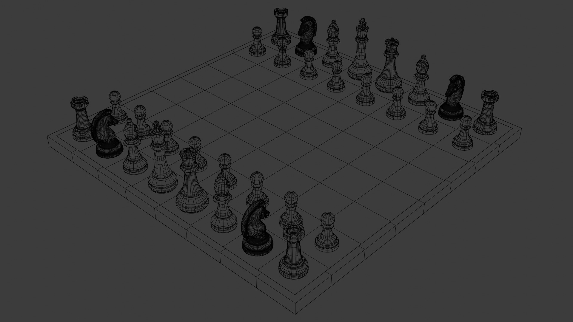 Chess 3D model_2