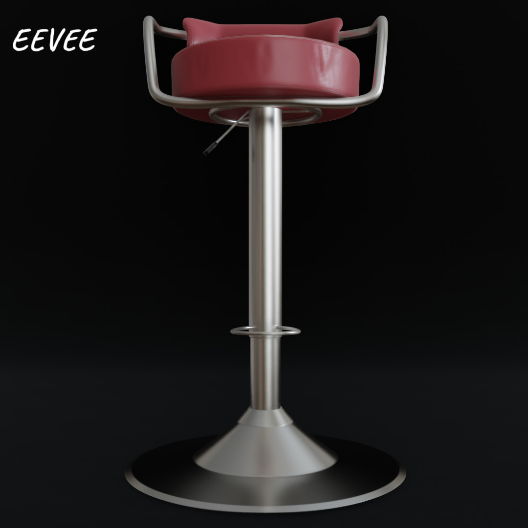Bar Chair 3D model_10