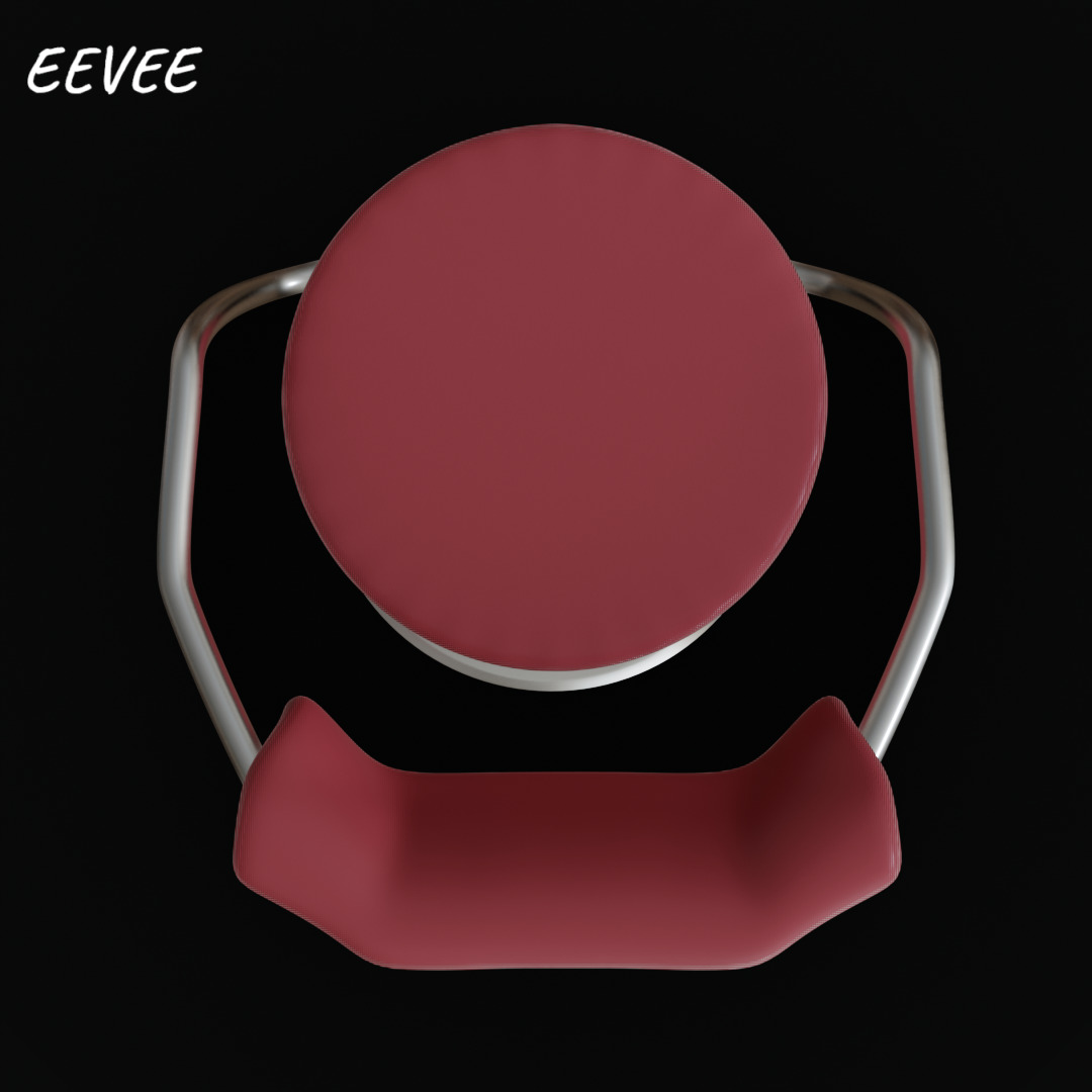 Bar Chair 3D model_16
