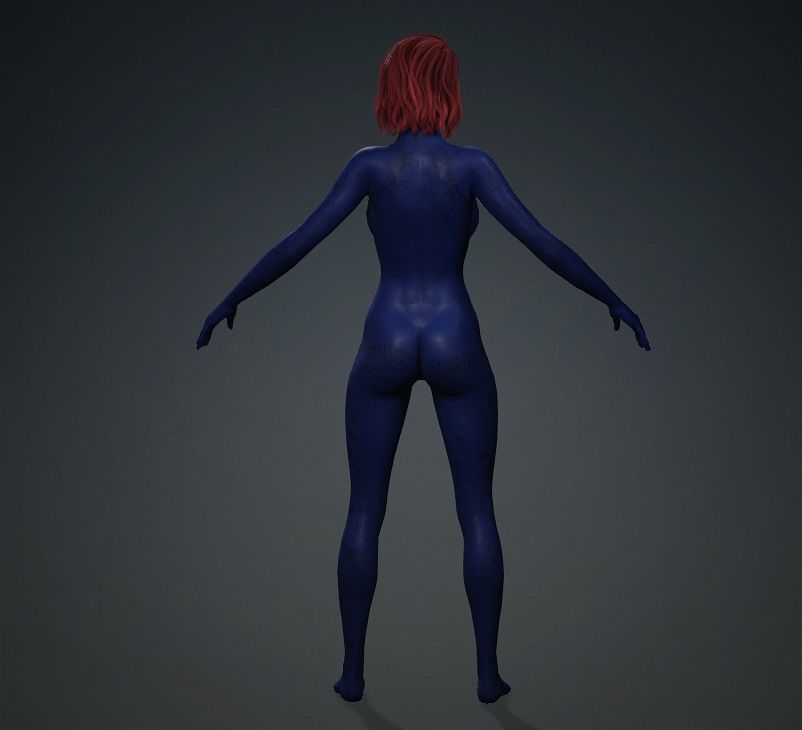 Marvel model Mystique from X-Men Days of Future Past 3D model_17