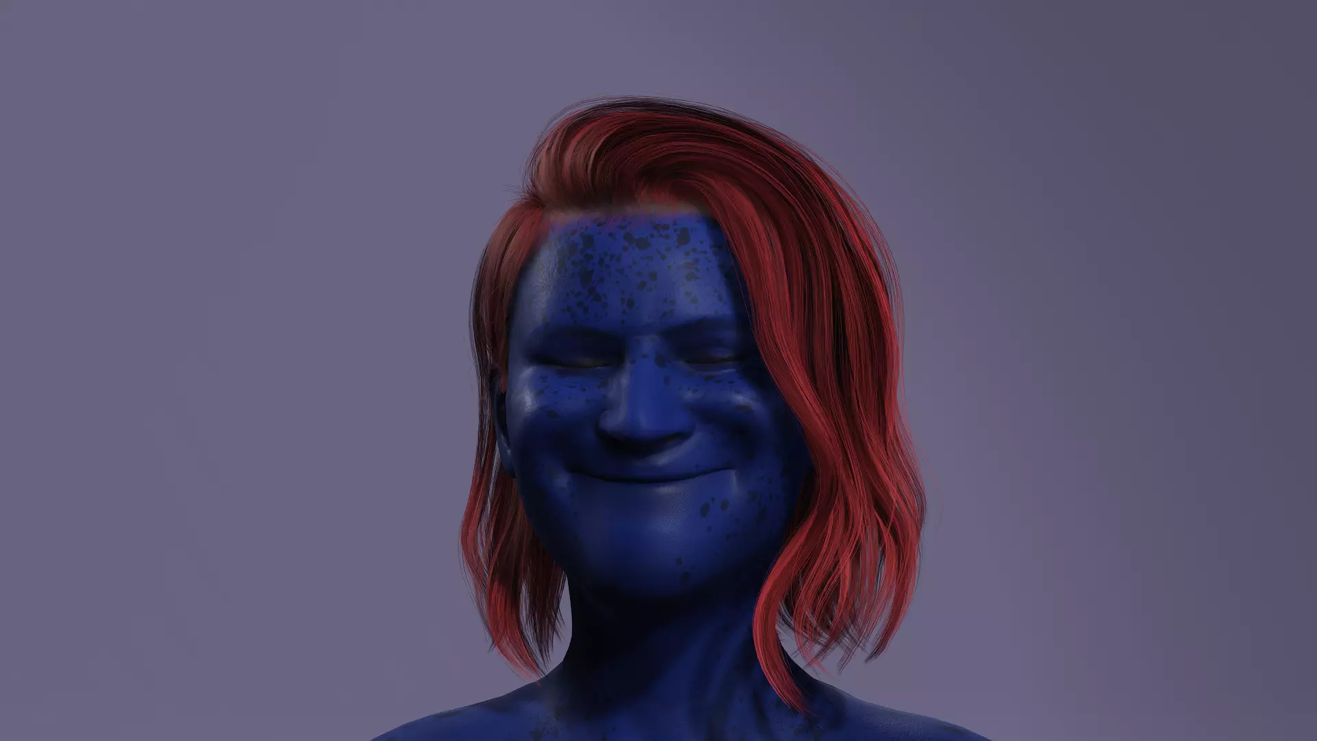 Marvel model Mystique from X-Men Days of Future Past 3D model_10
