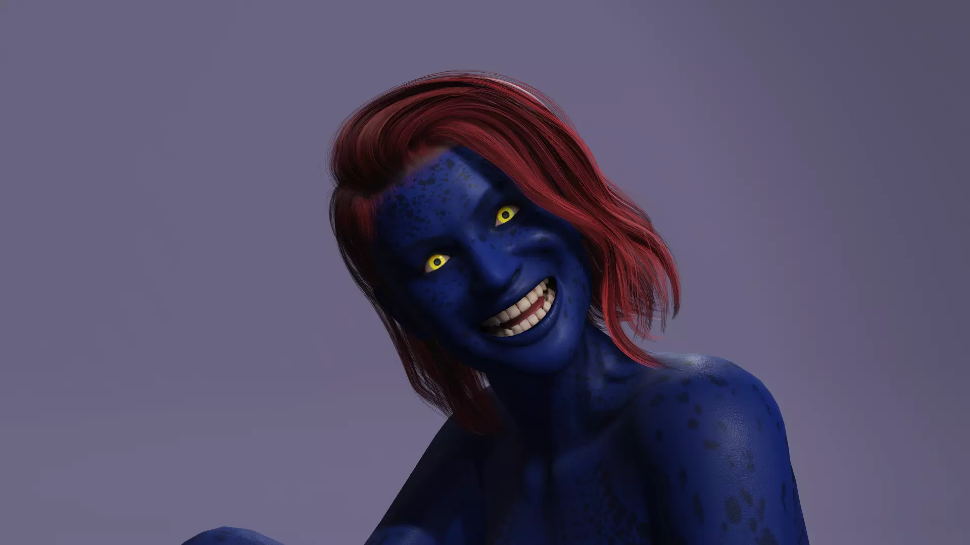 Marvel model Mystique from X-Men Days of Future Past 3D model_13