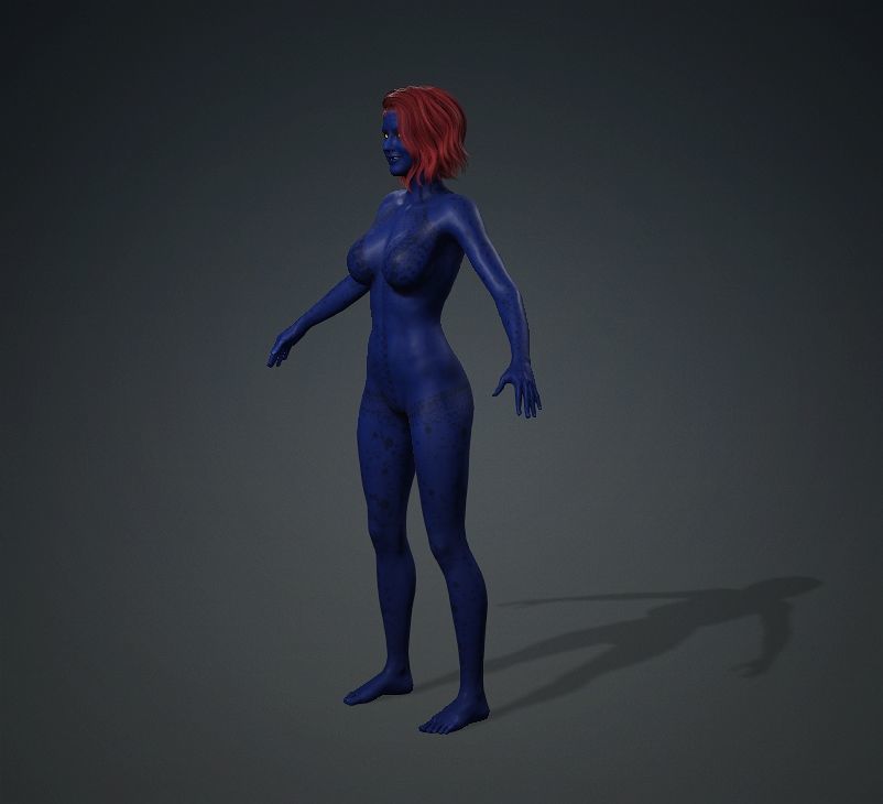Marvel model Mystique from X-Men Days of Future Past 3D model_16