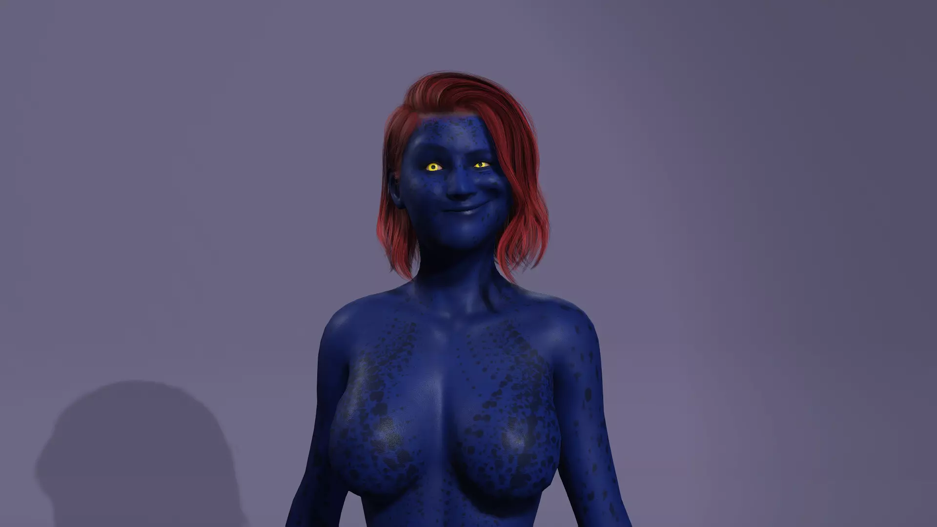 Marvel model Mystique from X-Men Days of Future Past 3D model_7