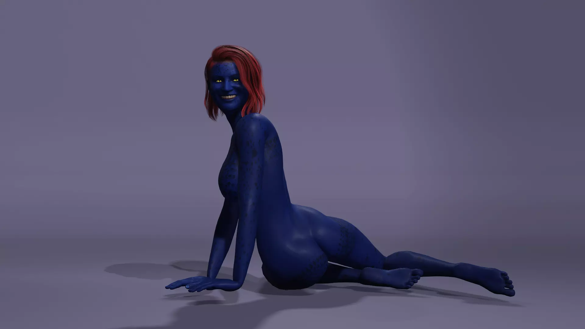 Marvel model Mystique from X-Men Days of Future Past 3D model_9
