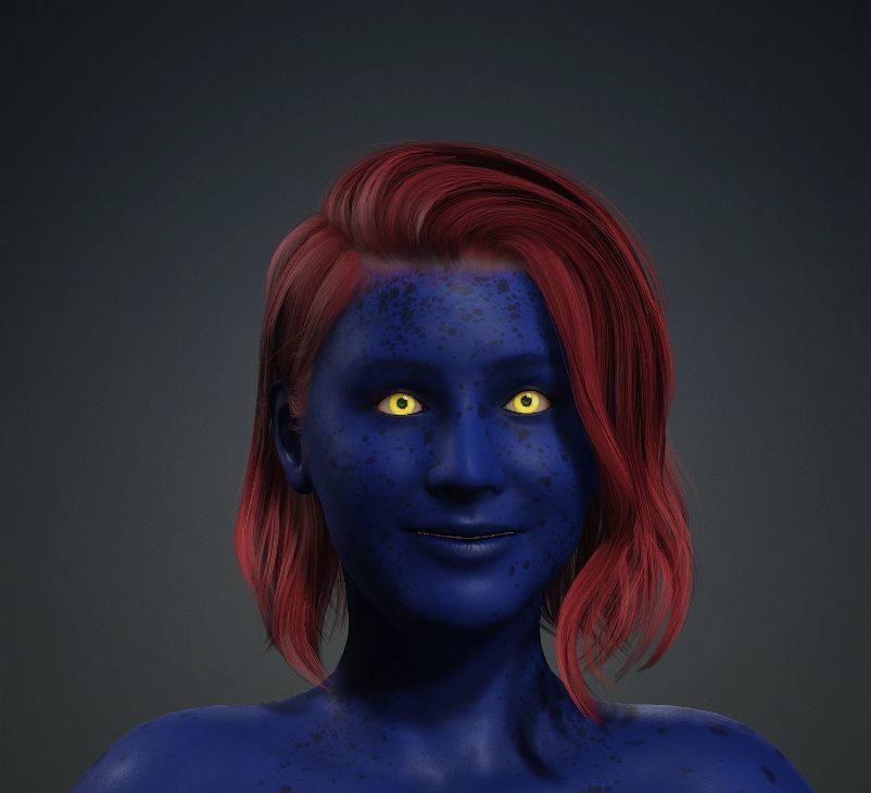 Marvel model Mystique from X-Men Days of Future Past 3D model_18