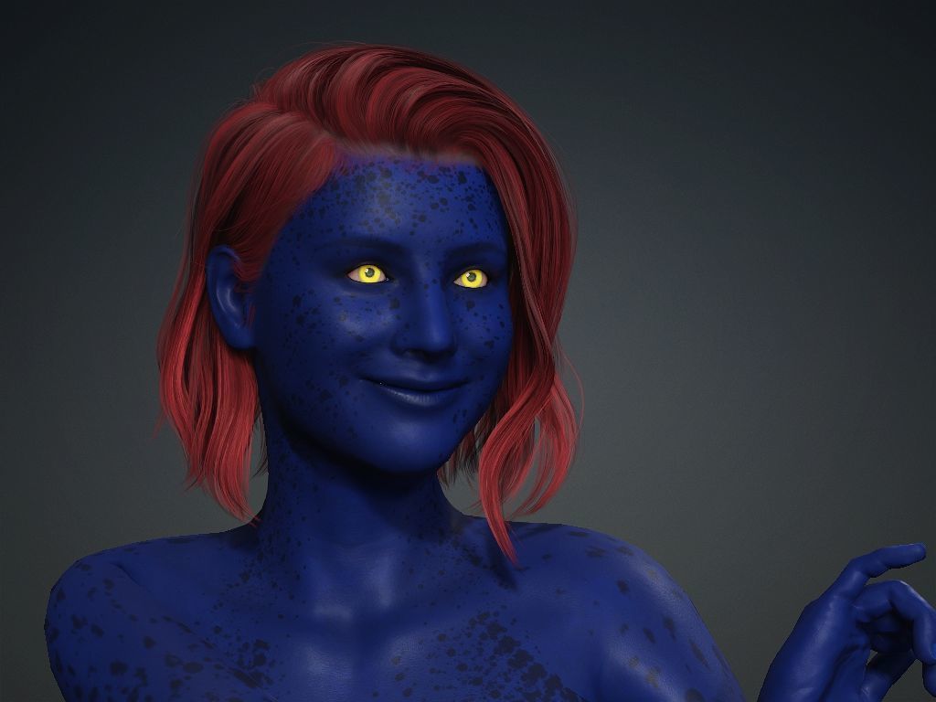 Marvel model Mystique from X-Men Days of Future Past 3D model_23